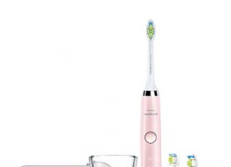 ファッション性高い桜ピンク色ソニッケア電動歯ブラシ